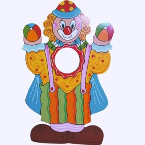Wooden Clown Hit Me